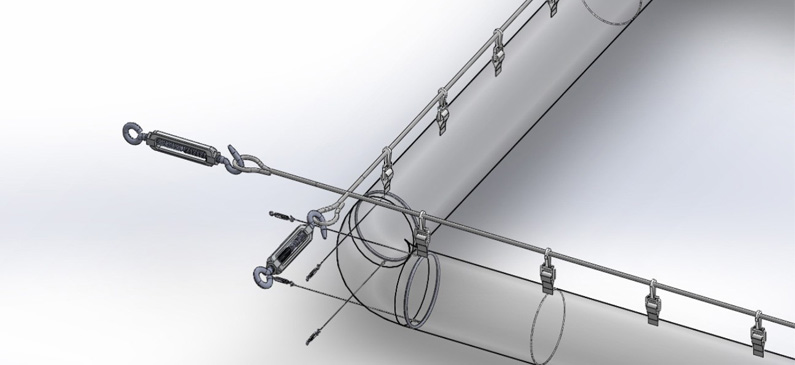 IRR Fabric Air Duct System for Ventilation