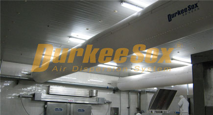 Shuanghui Meat Processing Fabric Air Duct System